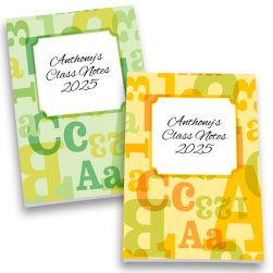 ABC123 Personalized Journal Set