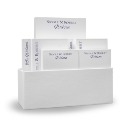 Couples 7-Tablet Set - White with Linen holder