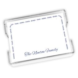 Family Arch Agenda - White with holder