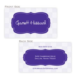 Weave Business Card - Digital Print
