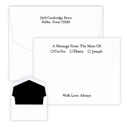 Motherly Message Card - Raised Ink