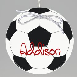 Soccer Keepsake Printed Ornament 