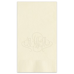 Madrid Monogram Guest Towel - Embossed