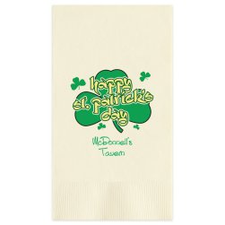 St Patricks Day Guest Towel - Printed