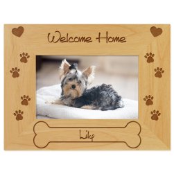 Pawsitively Yours Engraved Picture Frame