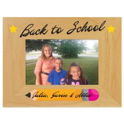 Back to School Printed Picture Frame