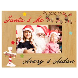 Santa and Me Printed Picture Frame