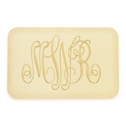 Classic Monogram Personalized Triple Milled French Soap - Engraved
