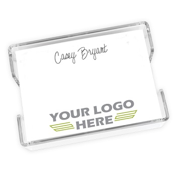 Your Logo Agenda - White with holder