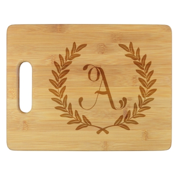 Wheat Leaf Cutting Board - Engraved