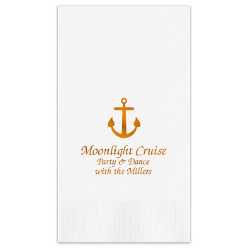 Oceanic Guest Towel - Foil-Pressed