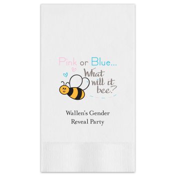 Baby Bee Guest Towel - Printed