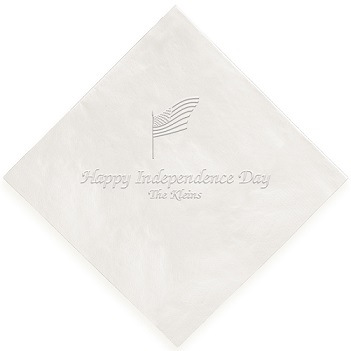 Independence Napkin - Embossed