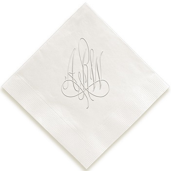 Heartfield Monogram Napkin - Embossed