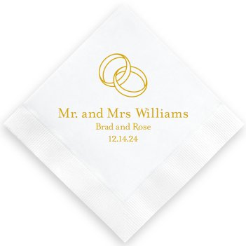 Wedding Napkin - Printed