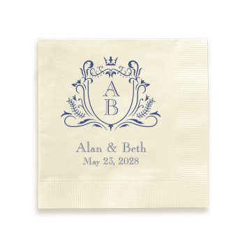 Regal Wedding Napkin - Printed