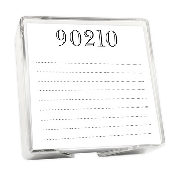 Brookland Memo Square - White with holder