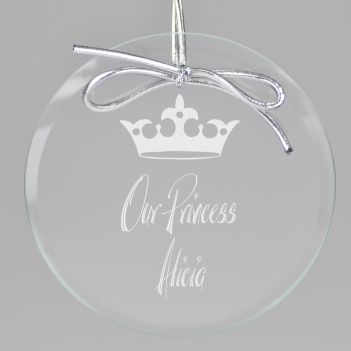 Crown Keepsake Ornament - Circle