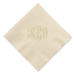 Classic Monogram Color Mist Pearl Napkin Classic Monogram Color Mist Pearl Napkin
